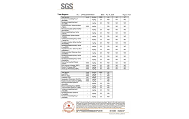 環(huán)保測(cè)試報(bào)告 ROHS+鹵素 CANEC25009106001