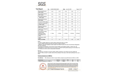 環(huán)保測(cè)試報(bào)告 ROHS+鹵素 CANEC25009106001