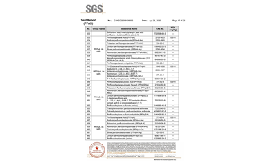 環保測試報告 PFAS CANEC25009106005