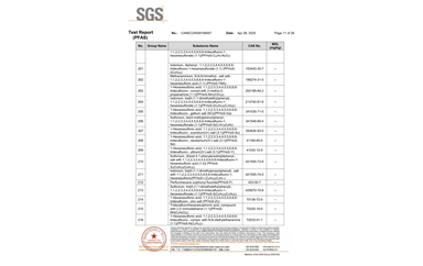 環(huán)保測(cè)試報(bào)告 PFAS CANEC25009106007