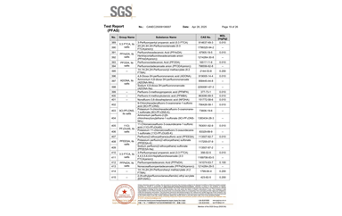 環(huán)保測(cè)試報(bào)告 PFAS CANEC25009106007