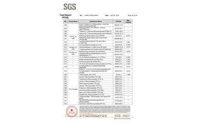 環(huán)保測(cè)試報(bào)告 PFAS CANEC25009106007