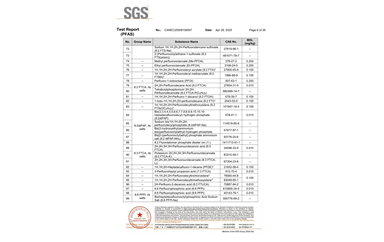 環保測試報告 PFAS CANEC25009106007