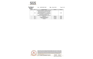 環(huán)保測試報告 SVHC CANEC25009119801